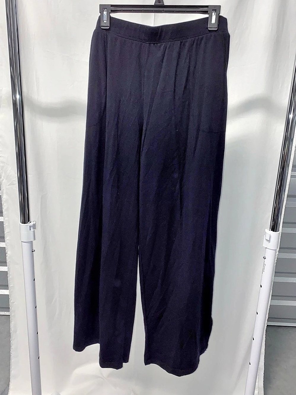 d&co. Beach Wide Leg Pants in Black Size Large